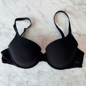 Pink Brand Black Bra - Size 32DD